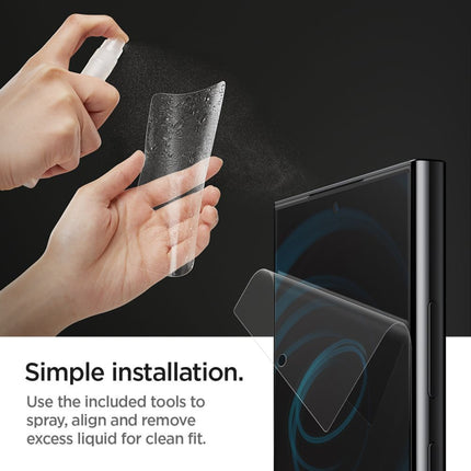 Spigen Neo Flex Screenprotector Samsung Galaxy S24 Ultra (2 Pack) - AFL07494 - Casebump