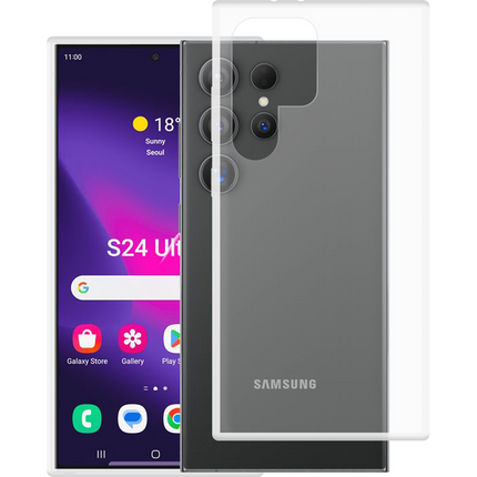 Samsung Galaxy S24 Ultra Soft TPU Case - Clear - Casebump