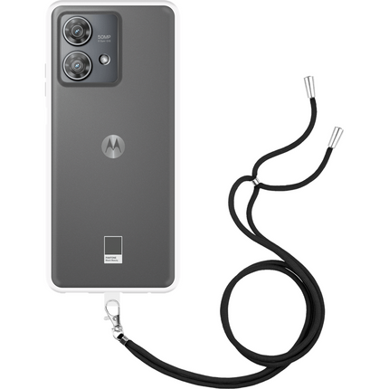 Motorola Edge 40 Neo Necklace TPU Case - Clear - Casebump