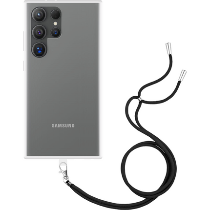 Samsung Galaxy S24 Ultra Necklace TPU Case - Clear - Casebump
