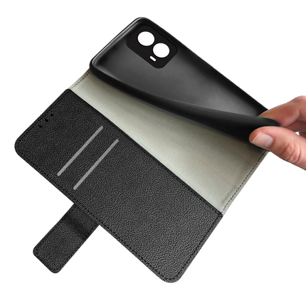 Motorola Moto G34 Classic Wallet Case - Black