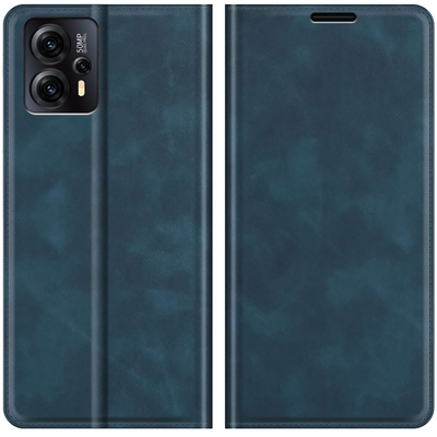 Motorola Moto G23 Magnetic Wallet Case - Blue - Casebump