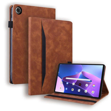 Lenovo Tab M10 Plus 3rd Gen - Business Pocket Book Case (Brown) - Casebump