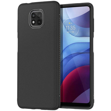 Motorola Moto G Power 2021 Texture TPU Case (Black) - Casebump