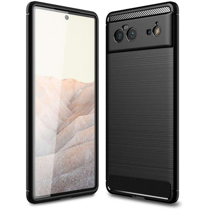 Google Pixel 6 Rugged TPU Case (Black) - Casebump