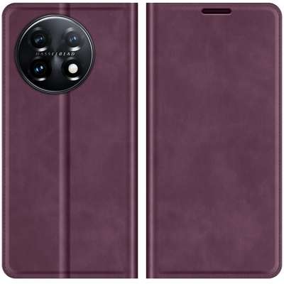 OnePlus 11 Magnetic Wallet Case - Purple - Casebump