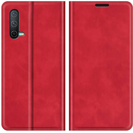 OnePlus Nord CE 5G Wallet Case Magnetic - Red - Casebump