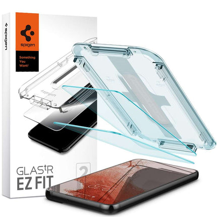 Spigen Glass Samsung Galaxy S22+ Met Montage Frame EZ FIT - 2 Pack AGL04145 - Casebump
