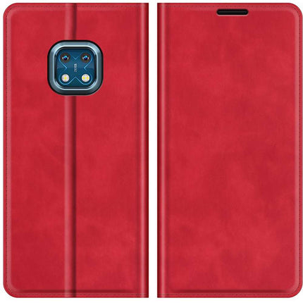 Nokia XR20 Wallet Case Magnetic - Red - Casebump