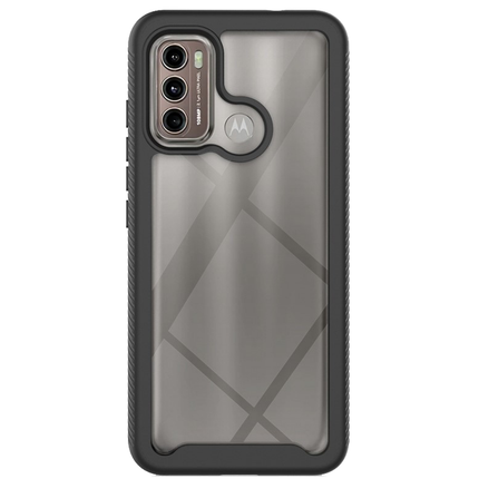 360 Full Cover Defense Case Motorola Moto G60 - Black - Casebump