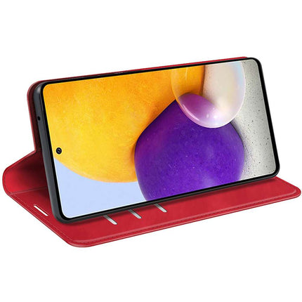 Samsung Galaxy A72 Wallet Case Magnetic - Red - Casebump