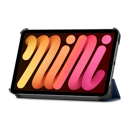 Apple iPad Mini 6 2021 Smart Tri-Fold Case (Blue) - Casebump
