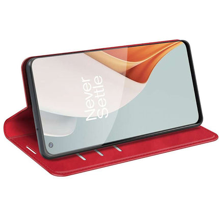 OnePlus Nord N100 Wallet Case Magnetic - Red - Casebump