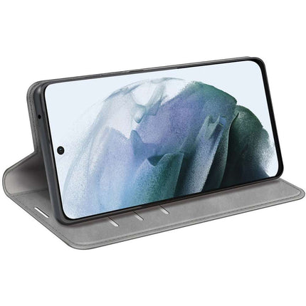 Samsung Galaxy S21 Plus Wallet Case Magnetic - Grey - Casebump