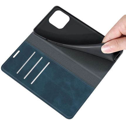 Apple iPhone 13 Pro Wallet Case Magnetic - Blue - Casebump