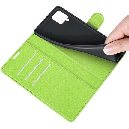 Galaxy A22 4G Book Wallet Case Texture - Green - Casebump
