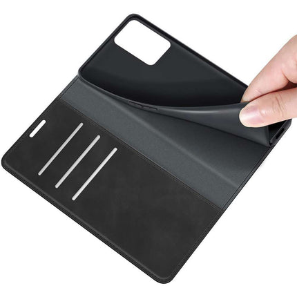 Realme 8 5G Wallet Case Magnetic - Black - Casebump