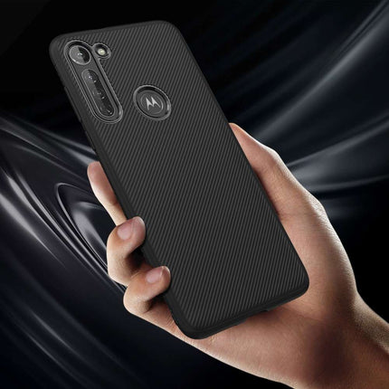 Motorola Moto G Stylus 2021 Texture TPU Case (Black) - Casebump