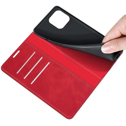 Apple iPhone 13 Pro Wallet Case Magnetic - Red - Casebump