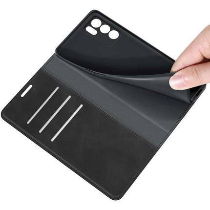 Oppo Reno6 5G Wallet Case Magnetic - Black - Casebump