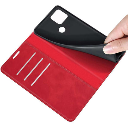 Google Pixel 5a Wallet Case Magnetic - Red - Casebump