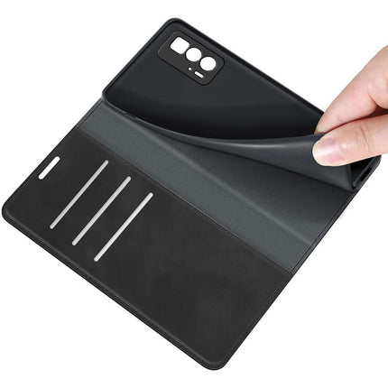 Motorola Edge 20 Pro Wallet Case Magnetic - Black - Casebump