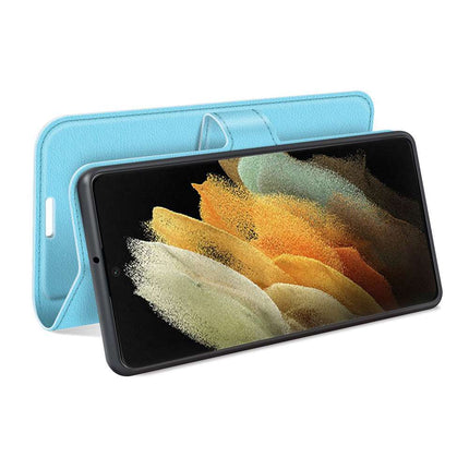 Samsung Galaxy S22 Ultra TPU Wallet Case Magnetic - Blue - Casebump