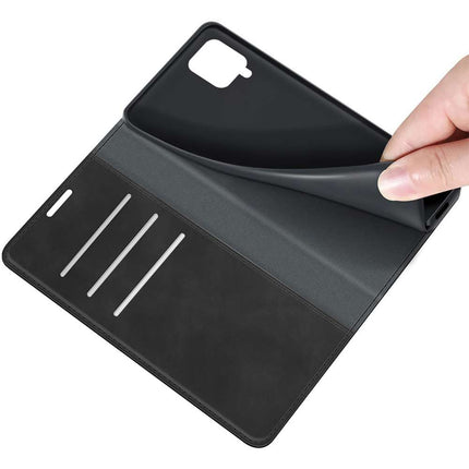 Samsung Galaxy M22 Wallet Case Magnetic - Black - Casebump