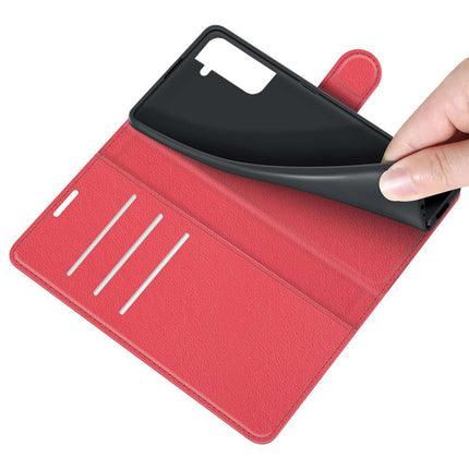 Samsung Galaxy S22 TPU Wallet Case Magnetic - Red - Casebump