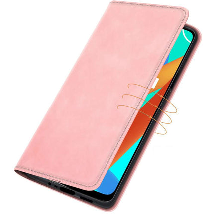 Realme 8 5G Wallet Case Magnetic - Pink - Casebump