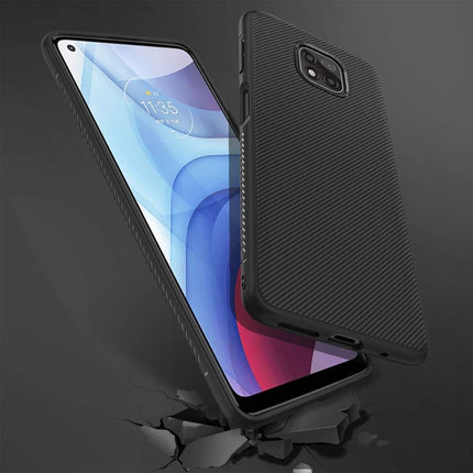 Motorola Moto G Power 2021 Texture TPU Case (Black) - Casebump
