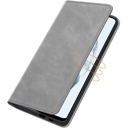 Samsung Galaxy S21 FE Wallet Case Magnetic - Grey - Casebump