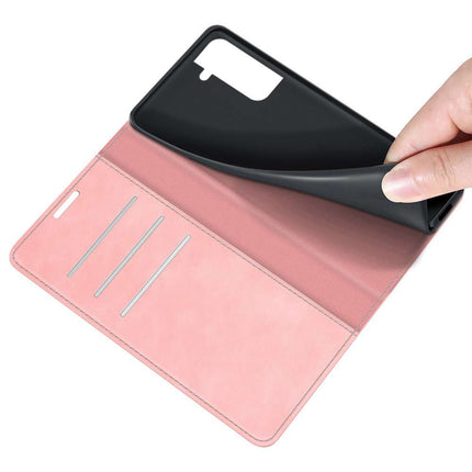 Samsung Galaxy S22 Wallet Case Magnetic - Pink - Casebump