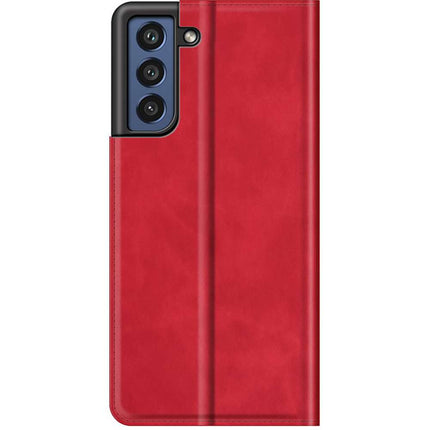 Samsung Galaxy S21 FE Wallet Case Magnetic - Red - Casebump