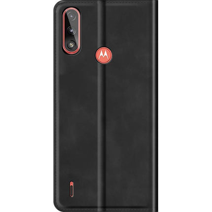 Motorola Moto E7i Power Wallet Case Magnetic - Black - Casebump