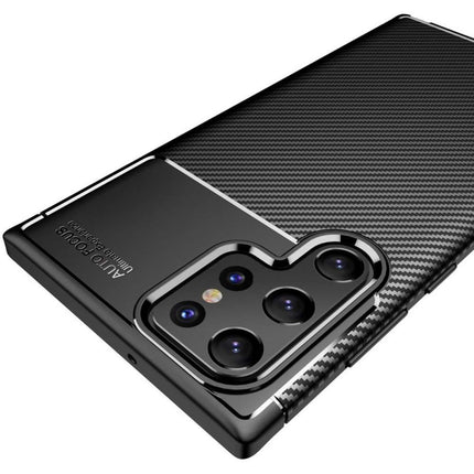 Galaxy S22 Ultra Rugged TPU Case (Black) - Casebump