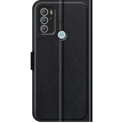 Motorola Moto G60s Book Wallet Case Texture - Black - Casebump