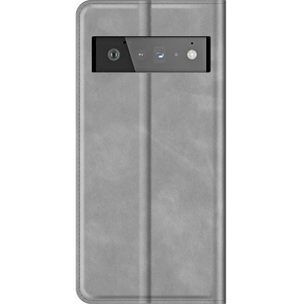 Google Pixel 6 Pro Wallet Case Magnetic - Grey - Casebump