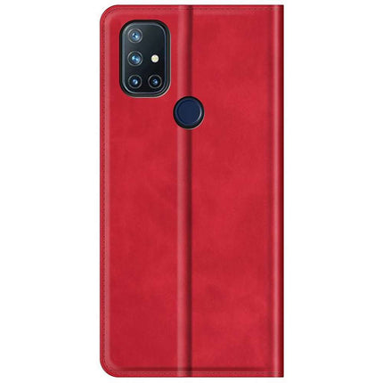 OnePlus Nord N10 Wallet Case Magnetic - Red - Casebump