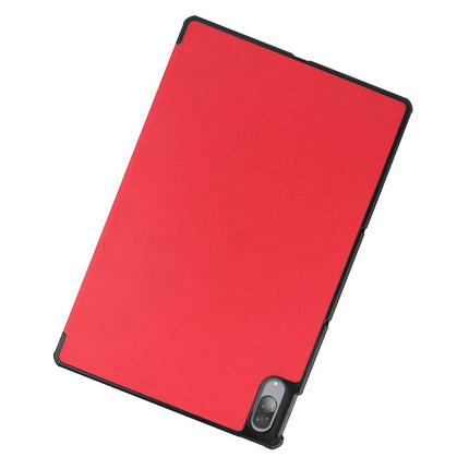 Lenovo Tab P12 Pro Smart Tri-Fold Case (Red) - Casebump