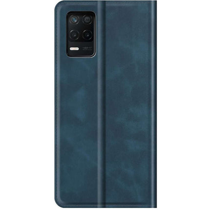 Realme 8 5G Wallet Case Magnetic - Blue - Casebump