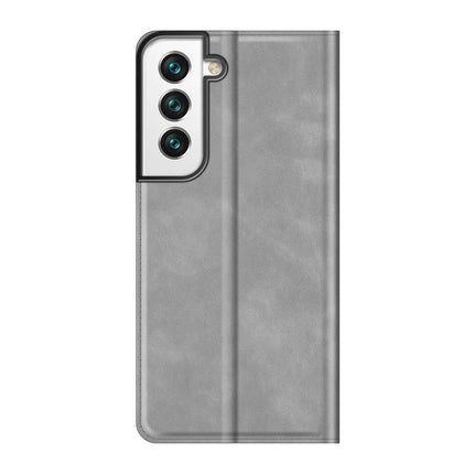 Samsung Galaxy S22 Wallet Case Magnetic - Grey - Casebump
