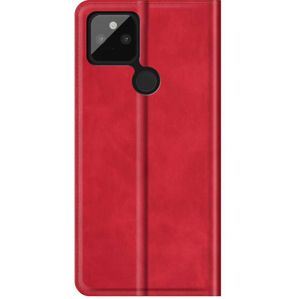Google Pixel 5a Wallet Case Magnetic - Red - Casebump