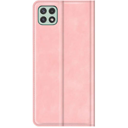 Samsung Galaxy A22 5G Wallet Case Magnetic - Pink - Casebump