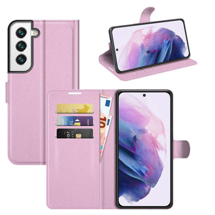 Samsung Galaxy S22 TPU Wallet Case Magnetic - Pink - Casebump