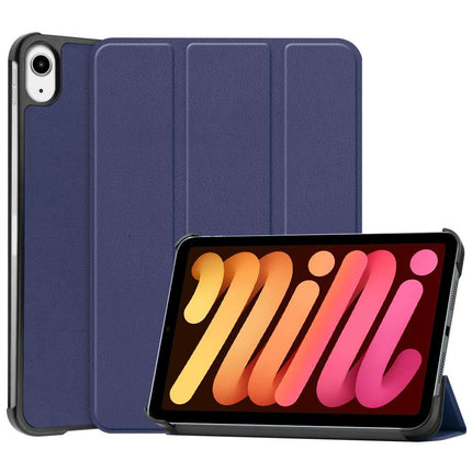 Apple iPad Mini 6 2021 Smart Tri-Fold Case (Blue) - Casebump