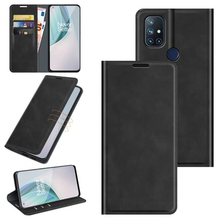 OnePlus Nord N10 Wallet Case Magnetic - Black - Casebump