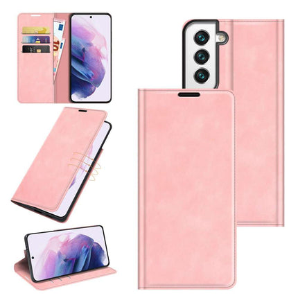 Samsung Galaxy S22 Wallet Case Magnetic - Pink - Casebump