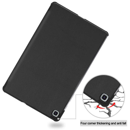 Samsung Galaxy Tab S6 Lite Smart Tri-Fold Case (Black) - Casebump
