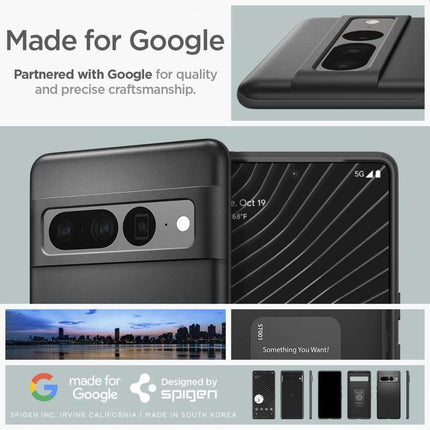 Spigen Thin Fit Google Pixel 7 Pro Case (Black) - ACS04733 - Casebump